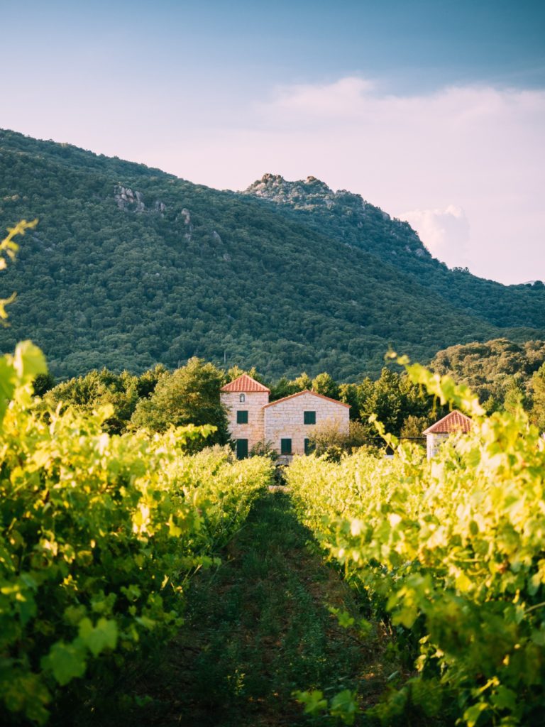 Image of ?mediterranean farmstead - photo by Tom Grimbert, to signify the Imaginary homestead in Nirvana