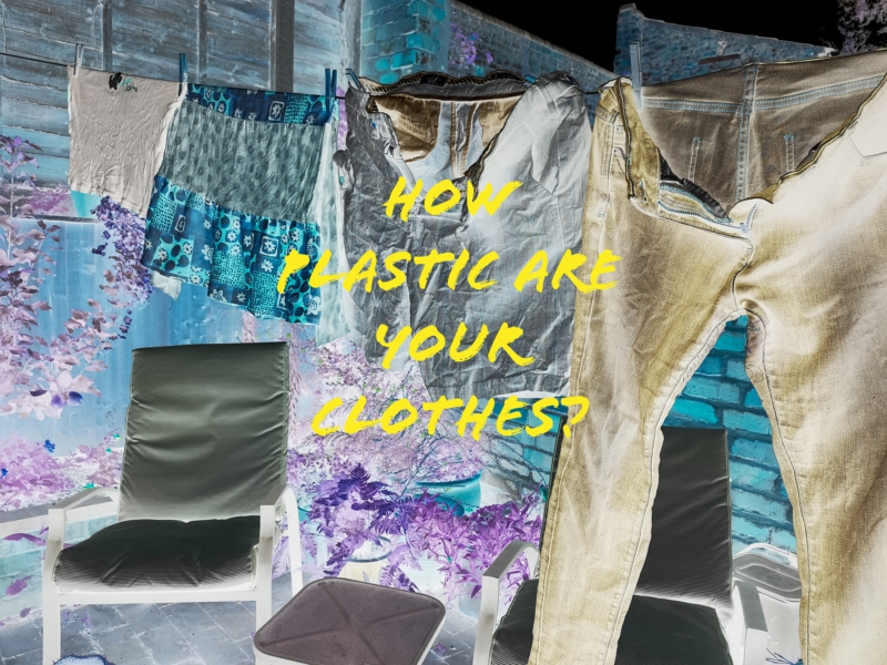 Plastic Microfibre Pollution: Zero waste week Solutions - clothes hanging on a washing line